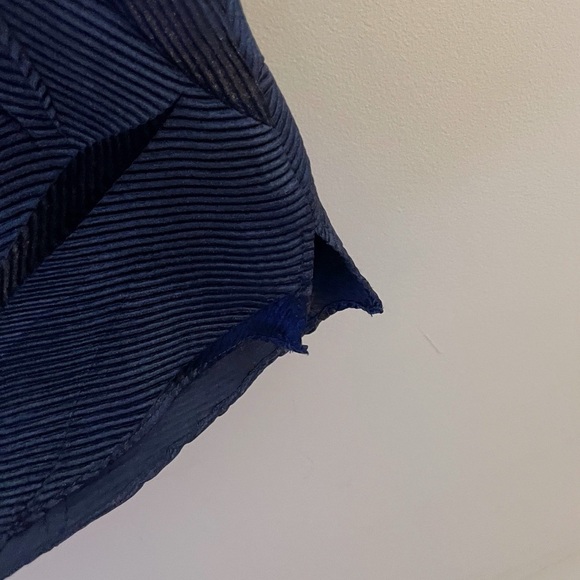 Anthropologie Crinkle Style Cami Blouse Blue Boho Minimalist Resort Office Work - Picture 5 of 6